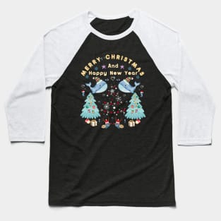 Merry Christmas and Happy New Year under the sea Baseball T-Shirt